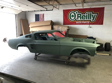 1968 sheet metal new body fastback|1967 or 1968 Mustang Fastback Body Shell (Not .